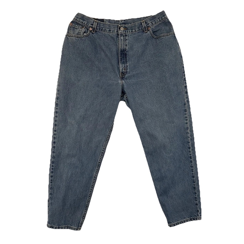 Levi's 550 Jeans Womens 18 Regular Short Blue‎ High Rise Relaxed Tapered Vintage